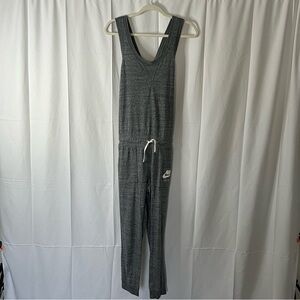 Nike Jumpsuit Athleisure Cross Back Sleeveless Drawstring Pockets Small